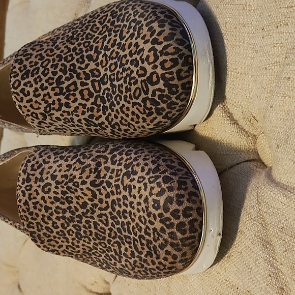 Alex Marie leopard leather slip one women's size 8M - Picture 6 of 8